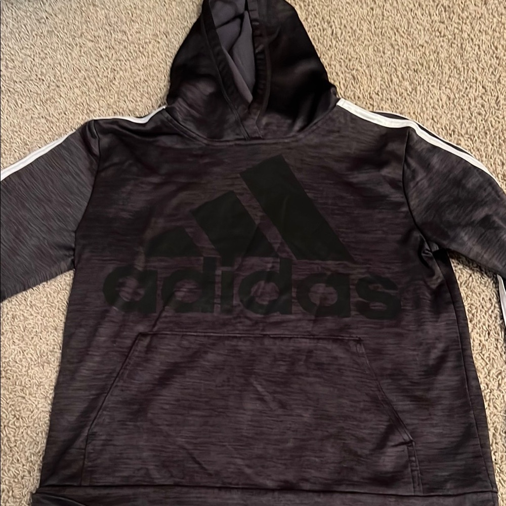 Adidas Black Hoodie with Logo